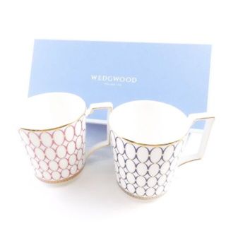 ウェッジウッド(WEDGWOOD)のウェッジウッド ルネッサンスゴールド マグカップ 2点 ペアSC5296E(グラス/カップ)