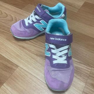 ニューバランス(New Balance)のニューバランス　パープル×エメラルドグリーン　996 スニーカー　19.0㎝(スニーカー)