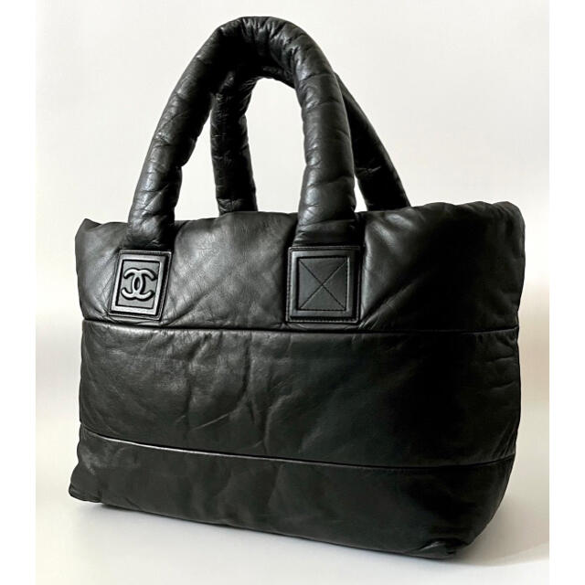 人気の春夏 - CHANEL 【超美品】CHANEL トートバッグ 黒 バッグ/オールレザー トートバッグ - rinsa.ca
