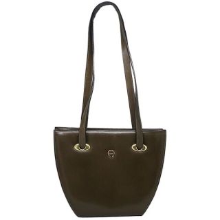 アイグナー(AIGNER)のAigner アイグナー レザー ショルダーバッグ　本革 バッグ(ショルダーバッグ)