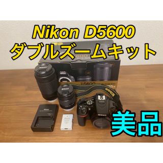 Nikon - Nikon D5600 ダブルズームキット 美品 一眼レフ の通販 by ...