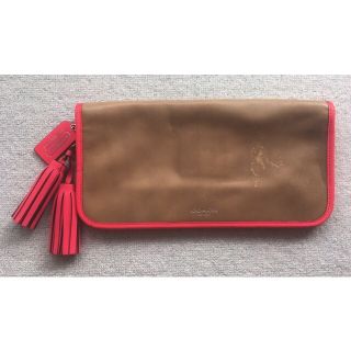 コーチ(COACH)のcoach archive leather clutch bag(クラッチバッグ)