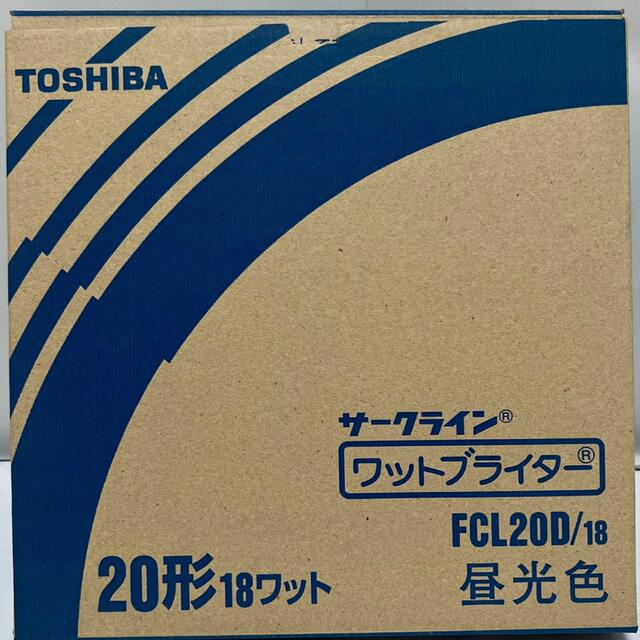 東芝(トウシバ)の東芝蛍光ランプFCL20D／18 4個セット インテリア/住まい/日用品のライト/照明/LED(蛍光灯/電球)の商品写真