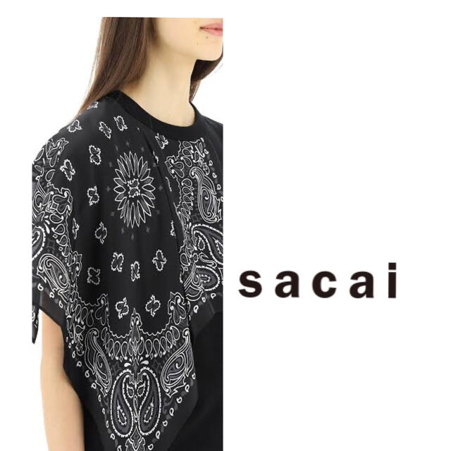 sacai バンダナTシャツ 22-05935 | labiela.com