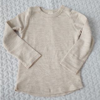 エイチアンドエム(H&M)のH&M　長袖　ウールカットソー　85(シャツ/カットソー)