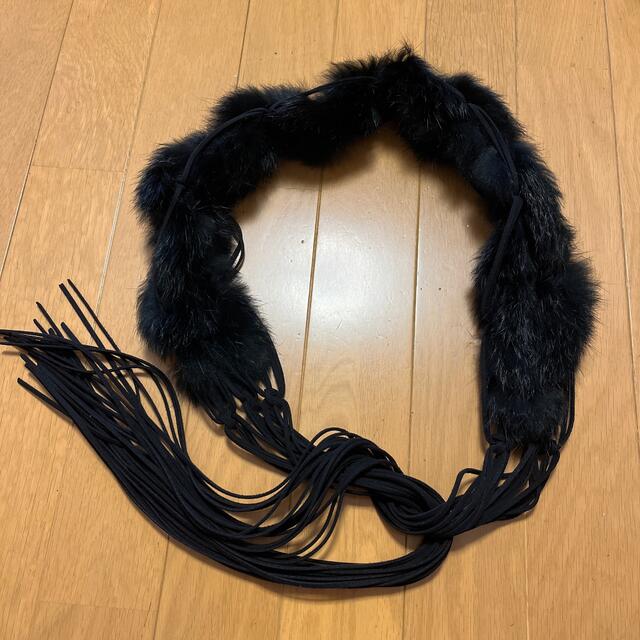 ROPE’(ロペ)のRope 紐ベルト　ファーベルト レディースのファッション小物(ベルト)の商品写真