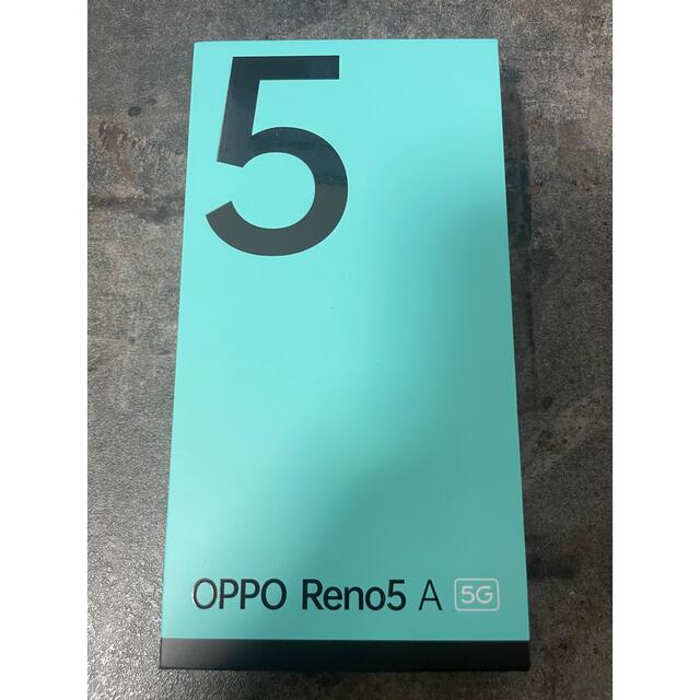 スマートフォン本体【新品未使用品】OPPO Reno 5A SIMフリー / 0090