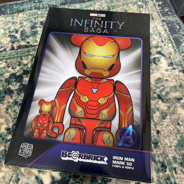 BE@RBRICK IRON MAN MARK 50 100％ & 400% エンタメ/ホビーのフィギュア(その他)の商品写真