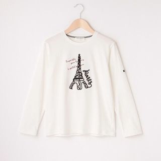 ポンポネット(pom ponette)のポンポネット新品新作タグ付きエッフェルロングTシャツ150(Tシャツ/カットソー)