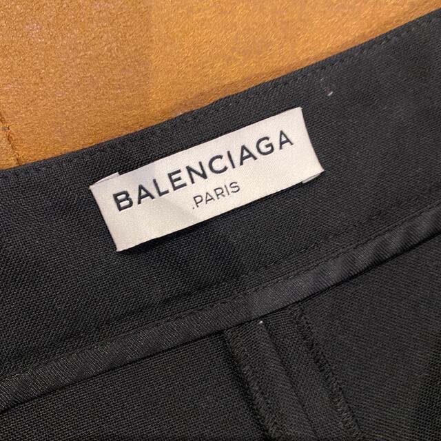 美品Balenciagaバレンシアガデザインショートパンツ黒34