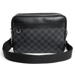 ヴィトン(LOUIS VUITTON) ダミエ ショルダーバッグ(メンズ)(ナイロン ...