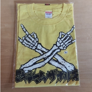 ローリングクレイドル(ROLLING CRADLE)のマキシマム ザ ホルモン   メタルポーズTシャツZ(黄)  XLサイズ(ミュージシャン)