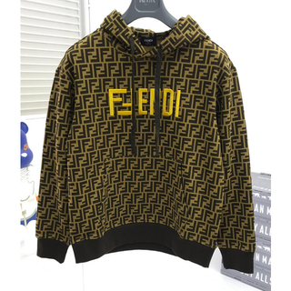 ポンパドー ビター FENDI フェンディ パイル ロゴ トレーナー ブラック