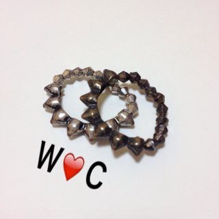 ダブルシー(WC)のWC スタッズリング  値下げ!!(リング(指輪))