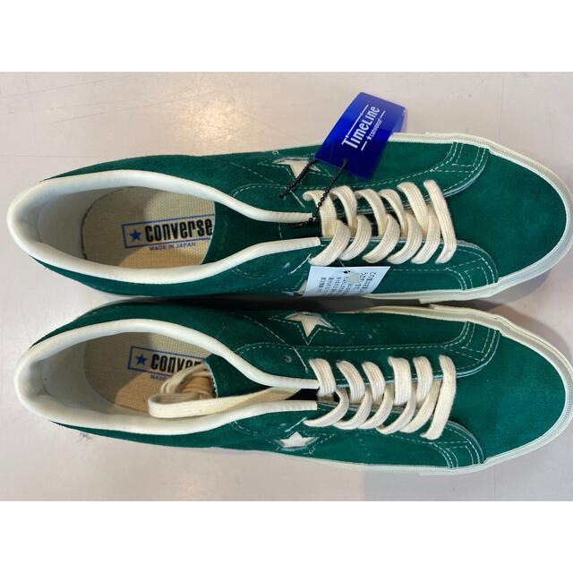 CONVERSE - 日本製 コンバース ワンスター タイムライン 緑 CONVERSE - 日本製 コンバース ワンスター タイムライン 緑