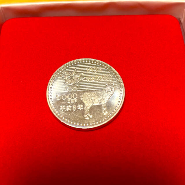 長野オリンピック記念硬貨5000円 エンタメ/ホビーの美術品/アンティーク(貨幣)の商品写真