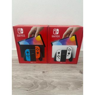 ニンテンドースイッチ(Nintendo Switch)のNintendoSwitch本体 有機ELモデル 2台　店舗印なし(家庭用ゲーム機本体)