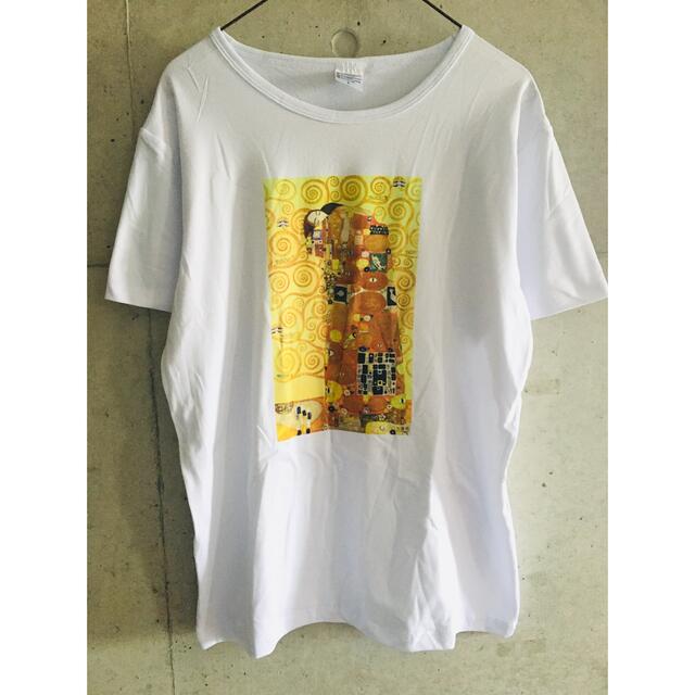 【★新品未使用★メンズL】グスタフ・クリムト 油絵 ART Klimt Tシャツ メンズのトップス(Tシャツ/カットソー(半袖/袖なし))の商品写真