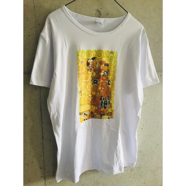 【★新品未使用★メンズL】グスタフ・クリムト 油絵 ART Klimt Tシャツ メンズのトップス(Tシャツ/カットソー(半袖/袖なし))の商品写真