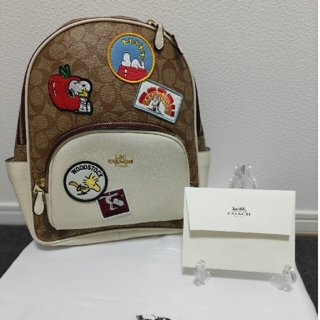 新品コーチ　COACH スヌーピー　コラボ　リュック