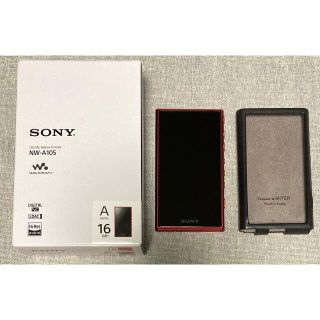 ソニー(SONY)の☆かげ様専用☆ SONY NW-A105 と MITERのケースセット(ポータブルプレーヤー)