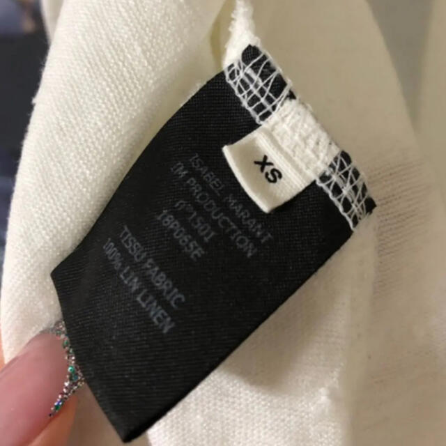 Isabel Marant(イザベルマラン)のISABEL MARANT イザベルマラン / リネン Tシャツ レディースのトップス(Tシャツ(半袖/袖なし))の商品写真