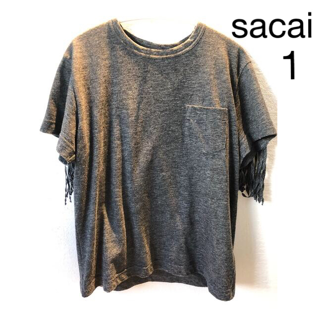 sacai(サカイ)のSacai サカイ　フリンジTシャツ　リネン　カットソー　半袖 メンズのトップス(Tシャツ/カットソー(半袖/袖なし))の商品写真