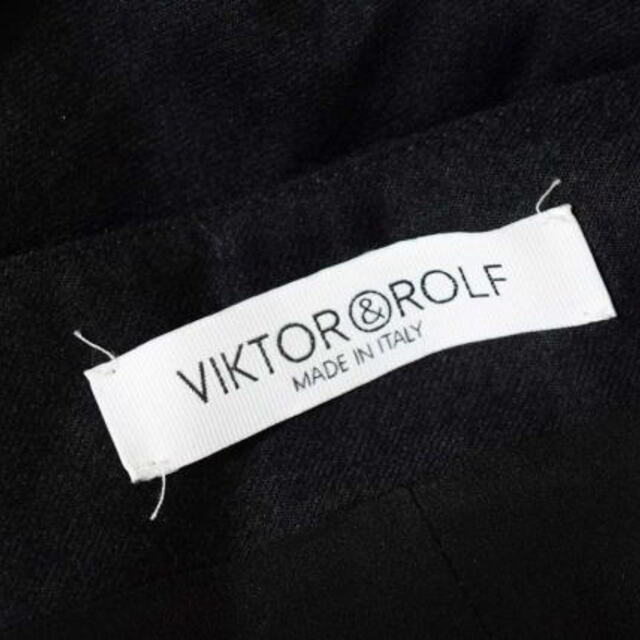 VIKTOR&ROLF(ヴィクターアンドロルフ)のVIKTOR&ROLF 肩レース切替 ウールワンピース レディースのワンピース(その他)の商品写真
