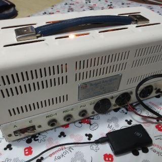 ナショナル9球小型ラジオ h付ポータブルアンプレシーバー