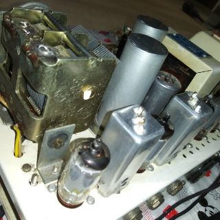 ナショナル9球小型ラジオ h付ポータブルアンプレシーバー