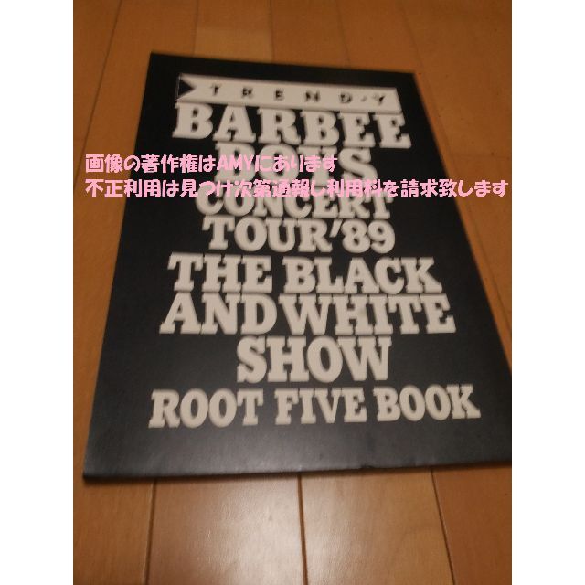 Barbee Boys 1989年ツアー　パンフレット