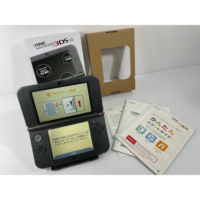 本体のみ色【液晶美品】 Newニンテンドー3DS LL メタリックブラック 任天堂 本体