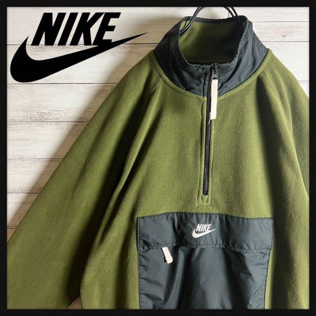 良好✅サイズ詳細単位【希少モデル】 NIKE ナイキ 入手困難 ハーフジップ ポーラーフリース