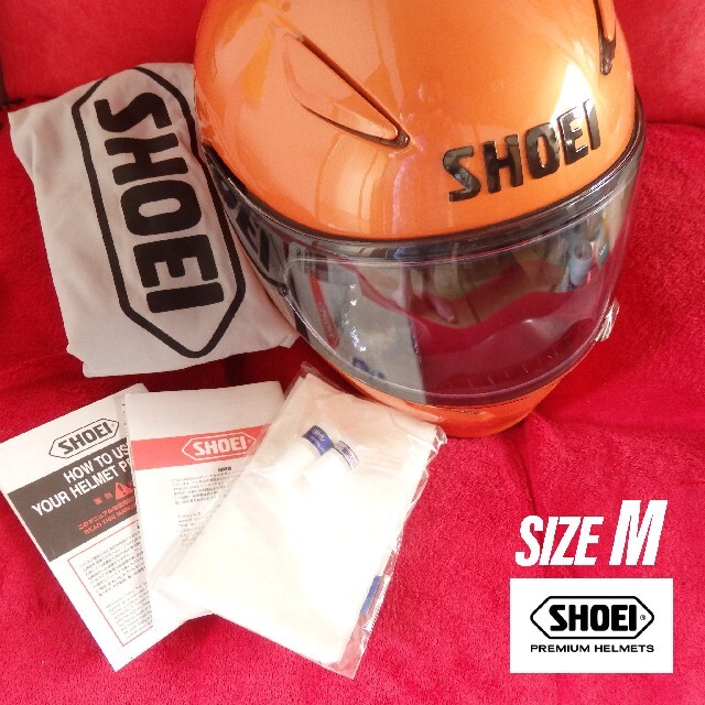 22年最新入荷 Shoei Z 6 フルフェイスヘルメット Mサイズ オレンジメタリック Winterparksmiles Com