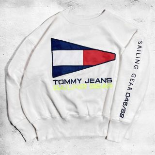 トミーヒルフィガー(TOMMY HILFIGER)のTOMMY JEANS トミージーンズ クルーネック スウェット トレーナー(トレーナー/スウェット)