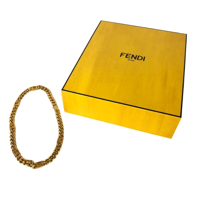 FENDI(フェンディ)のフェンディ FENDI FFネックレス ネックレス メンズ【中古】 メンズのアクセサリー(ネックレス)の商品写真