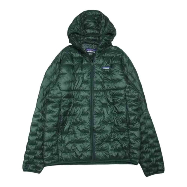 patagonia パタゴニア 18AW 84030 18年製 Micro Puff Hoody メンズ マイクロ パフ フーディ 中綿 ジャケット ダークグリーン系 L