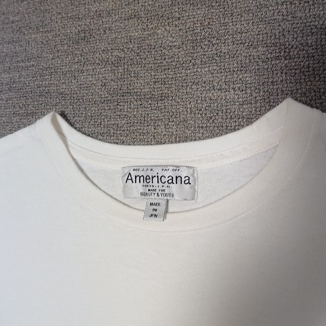 BEAUTY&YOUTH UNITED ARROWS(ビューティアンドユースユナイテッドアローズ)のアメリカーナ  Tシャツ レディースのトップス(Tシャツ(半袖/袖なし))の商品写真