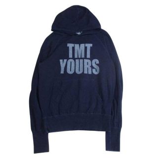 ティーエムティー(TMT)のTMT ティーエムティー TSW-S17SP02 INDIGO インディゴ BIG 3 TMT YOURS スウェット フーディ パーカー ネイビー系 L【中古】(パーカー)