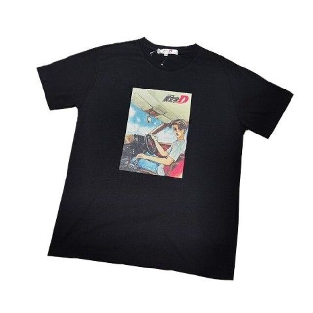 【新品】頭文字D 藤原 拓海 AE86 Tシャツ【LL/XL】黒★イニシャルD メンズのトップス(Tシャツ/カットソー(半袖/袖なし))の商品写真