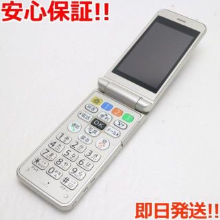 シャープ(SHARP)の良品中古 108SH ルミナスシルバー 白ロム(携帯電話本体)