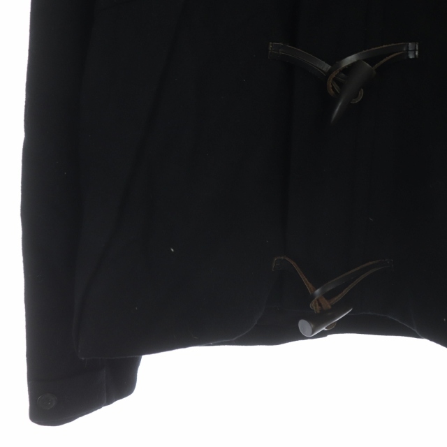 Edition(エディション)のエディション トゥモローランド ダッフルコート ショート丈 フード 38 黒 レディースのジャケット/アウター(ダッフルコート)の商品写真