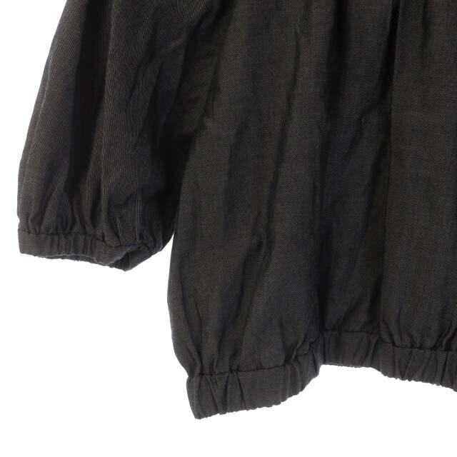 LOUNIE(ルーニィ)のルーニィ カットソー ボリューム袖 五分袖 プルオーバー 38 黒 ブラック レディースのトップス(その他)の商品写真