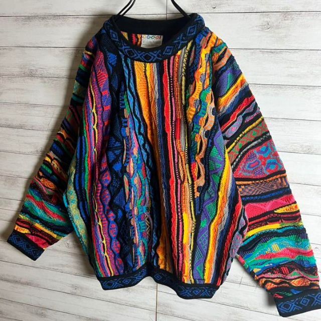 【激レア】coogi クージー 立体 編込み 3Dニット 即完売モデル 希少