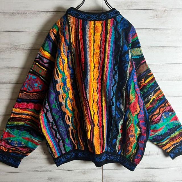 【激レア】coogi クージー 立体 編込み 3Dニット 即完売モデル 希少