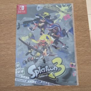 ニンテンドースイッチ(Nintendo Switch)のスプラトゥーン3 クリアファイル ビックカメラグループオリジナル特典(クリアファイル)