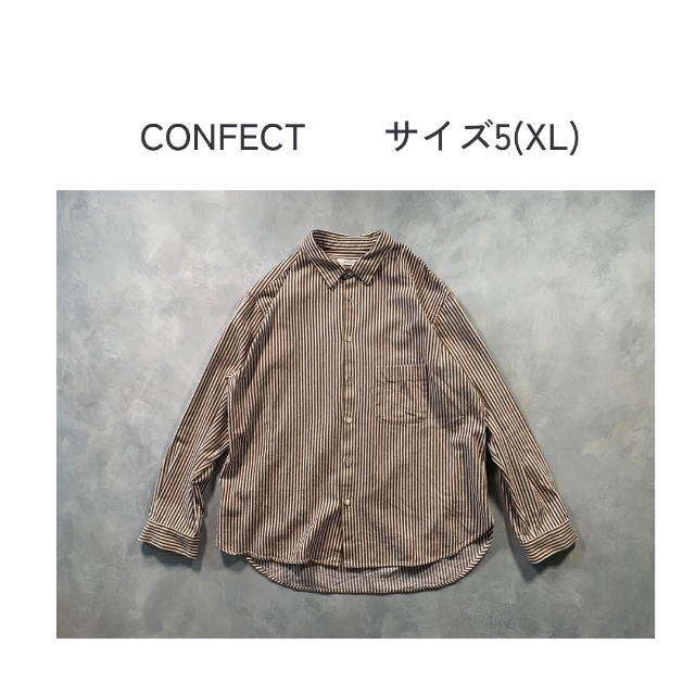 シルバーグレー サイズ confect コンフェクト オーバーシャツ 1LDK
