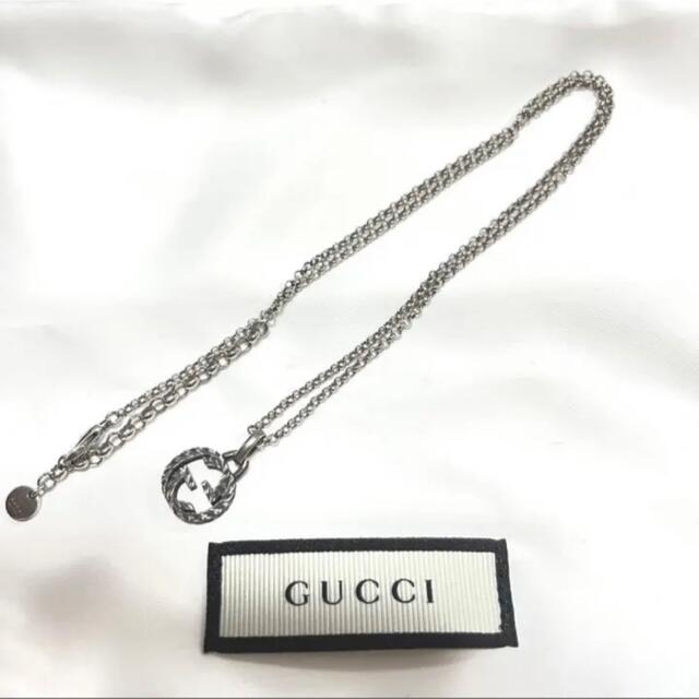 GUCCI インターロッキングG ペンダント ネックレス