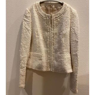 アナイ ツイードジャケット ノーカラージャケット(レディース)の通販 ...