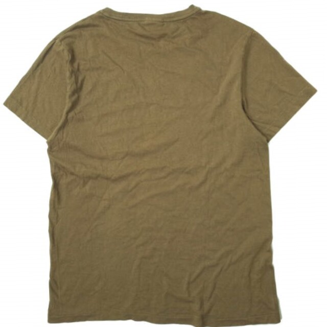 RRL(ダブルアールエル)のRRL ダブルアールエル S/S SOLID TUBE TEE クルーネックチューブTシャツ M ブラウン Double RL 半袖 丸胴 ソリッド トップス【中古】【RRL】 メンズのトップス(Tシャツ/カットソー(半袖/袖なし))の商品写真